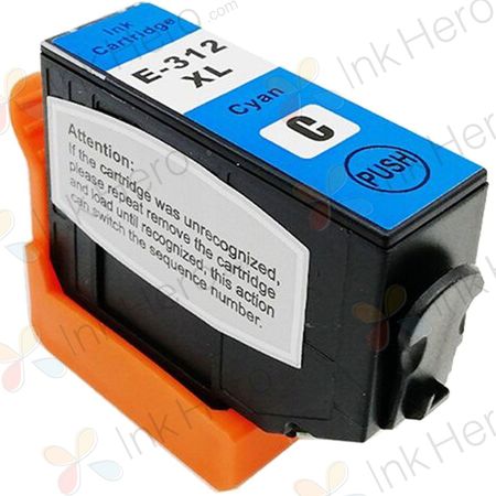 Epson 312XL Cyan High-Yield Remanufactured Ink Cartridge (T312XL220)