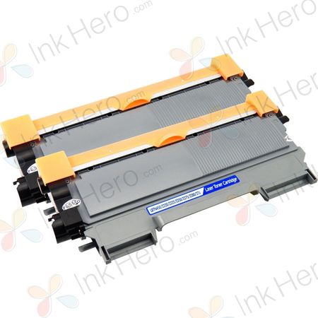 2 Pack Brother TN450 Black Compatible High-Yield Toner Cartridges ...