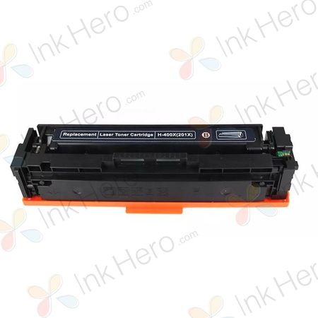 HP 201X / CF400X Black Compatible High-Yield Toner Cartridge (Replaces 201A / CF400A)