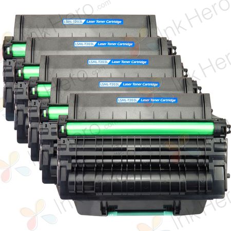 5 Pack Samsung MLT-D203L Black Compatible High-Yield Toner Cartridge