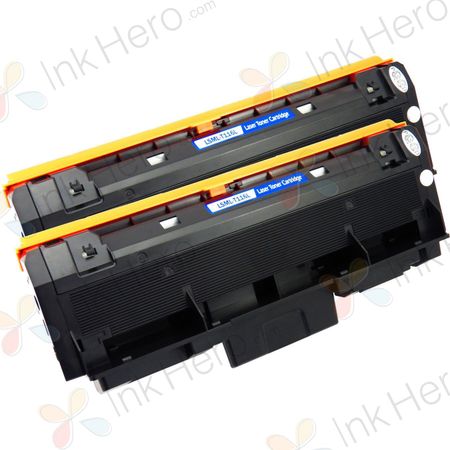 2 Pack Samsung MLT-D116L Black Compatible High-Yield Toner Cartridge