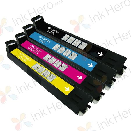 4 Pack HP 823A & HP 824A Remanufactured Toner Cartridges