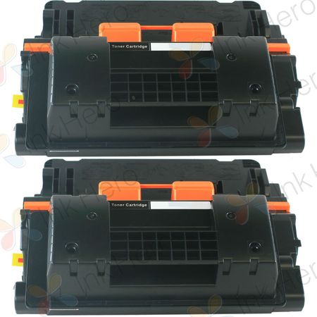 2 Pack HP 64A Black Compatible Toner Cartridge (CC364A)