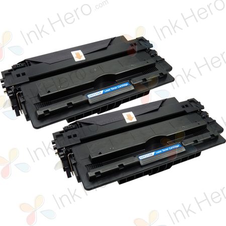 2 Pack HP 16A Black Remanufactured Toner Cartridge (Q7516A)