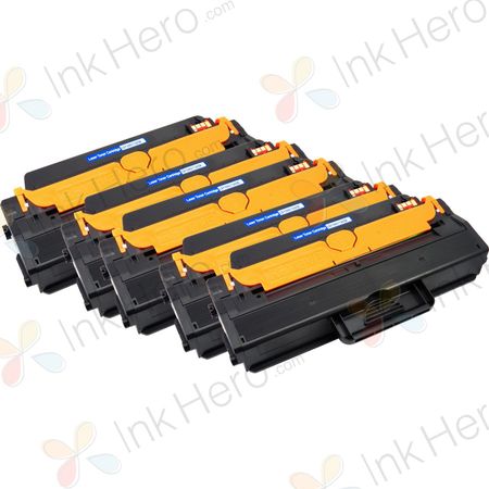 5 Pack Dell 331-7328 Black Compatible High-Yield Toner Cartridge (DRYXV)