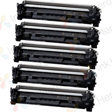 5 Pack Canon 047 Black Compatible Toner Cartridge (2164C001AA)