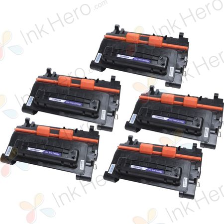 5 Pack Canon 039 Black Compatible Toner Cartridge