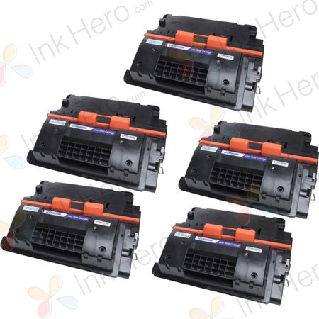 5 Pack Canon 039H Black Compatible High-Yield Toner Cartridge (0288C001 / 0287C001)