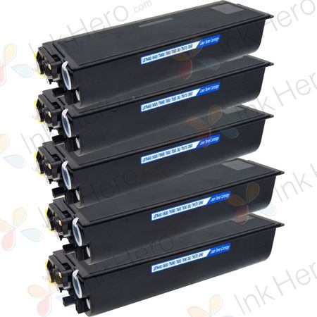 5 Pack Brother TN460 Black Compatible High-Yield Toner Cartridge (Replaces TN430)