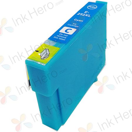 Epson 252XL Cyan High-Yield Remanufactured Ink Cartridge (T252XL220)