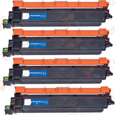 4 Pack Brother TN229XL Compatible High-Yield Toner Cartridges