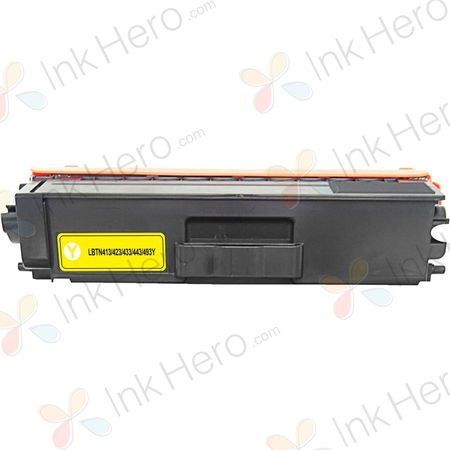 Brother TN433Y Yellow Compatible High-Yield Toner Cartridge