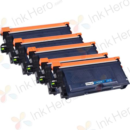 5 Pack Brother TN920 Black Compatible Toner Cartridge