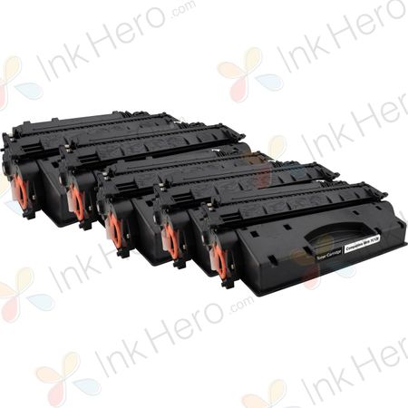 5 Pack Canon 120 Black Compatible Toner Cartridges (2617B001AA)