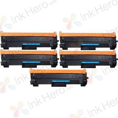 5 Pack HP 48A Black Compatible Laser Toner Cartridge (CF248A)