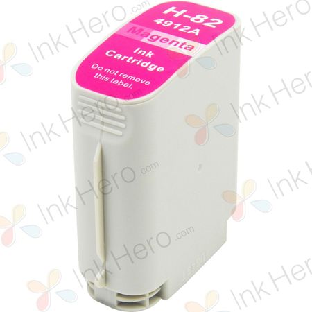 HP 82 Magenta Remanufactured Ink Cartridge (C4912AN)