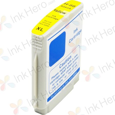 HP 88XL Yellow High-Yield Remanufactured Ink Cartridge (C9393AN)