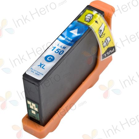 Lexmark 150XL Cyan Compatible High-Yield Ink Cartridge (14N1615)