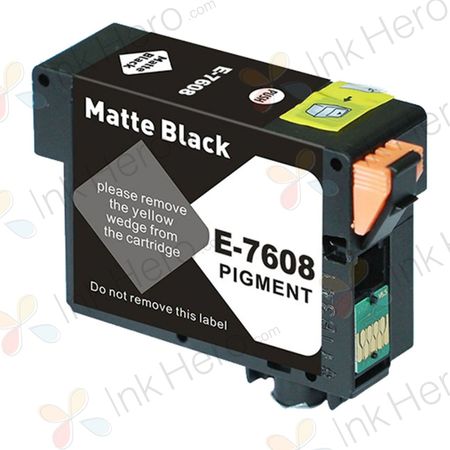 Epson 760 Matte Black Remanufactured Ink Cartridge (T760820)