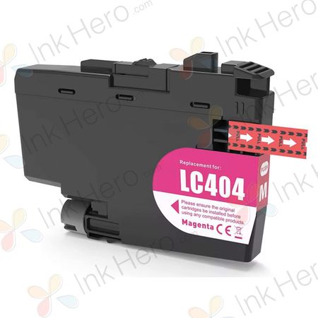 Brother LC404 XL Ink - Magenta Compatible High-Yield Cartridge