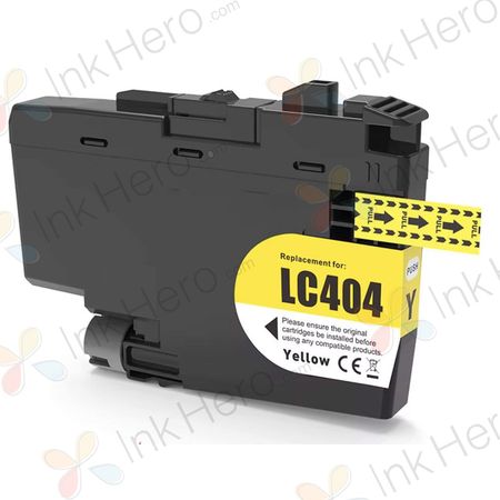 Brother LC404 XL Ink - Yellow Compatible High-Yield Cartridge