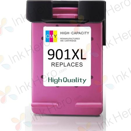 HP 901 Tri-Color Remanufactured Ink Cartridge (CC656AN)