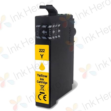 Epson 222 Yellow Remanufactured Ink Cartridge (T222420-S)