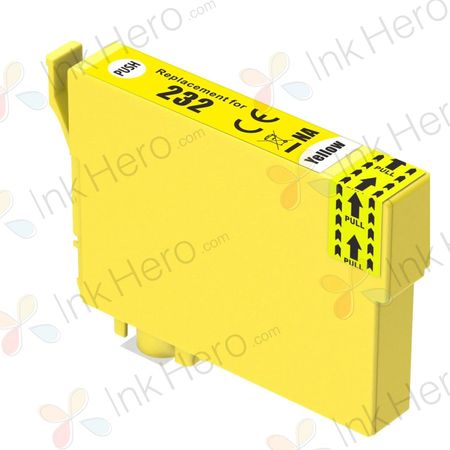 Epson 232 Yellow Remanufactured Ink Cartridge (T232420-S)