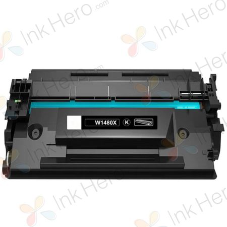 HP 148X Black Compatible High-Yield Toner Cartridge (W1480X)