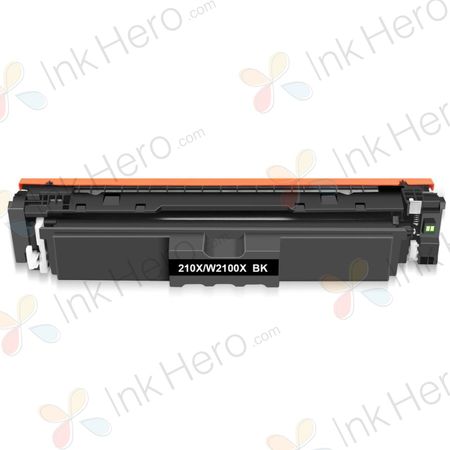 HP 210X / W2100X Black Compatible High-Yield Toner Cartridge (Replaces 210A / W2100A)