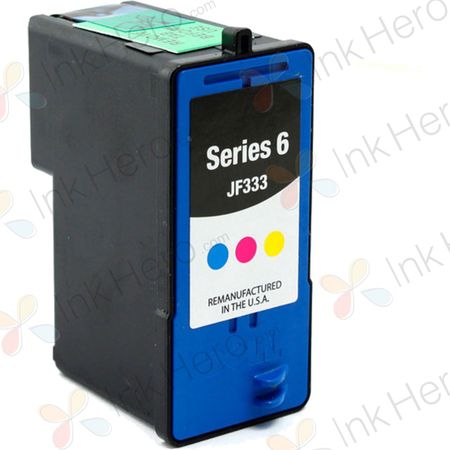 Dell Series 6 Color Remanufactured High-Yield Ink Cartridge (JF333 / PG324)