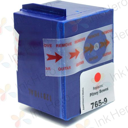 Pitney Bowes 765-9 Compatible Fluorescent Red Ink Cartridge