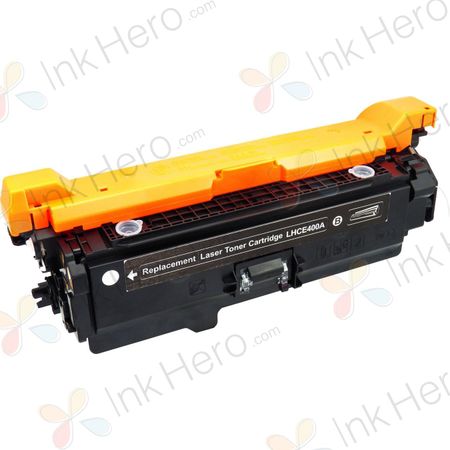 HP 507A Black Remanufactured Toner Cartridge (CE400A)