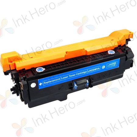 HP 507A Cyan Remanufactured Toner Cartridge (CE401A)