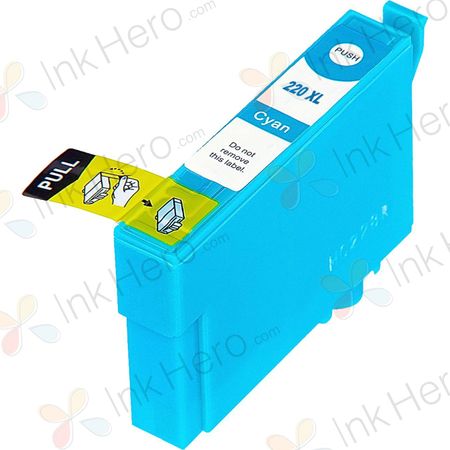 Epson 220XL Cyan High-Yield Remanufactured Ink Cartridge (T220XL220)