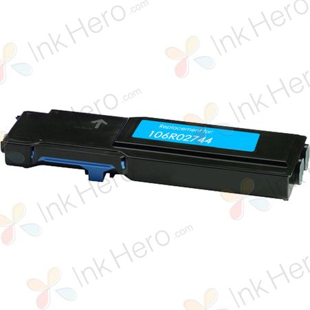 Xerox 106R02744 Cyan Compatible High-Yield Toner Cartridge